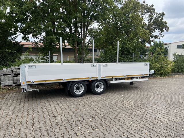 Open trailer Möslein THT 14,4 G 7,2  14,4 t Tandem- Pritschenanhänger- Tieflader