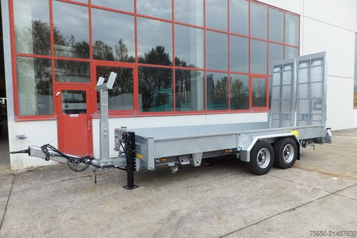 Low loader trailer Möslein TT 11-E6x2  Tieflader für Fräsen breiten Rampen, Neu