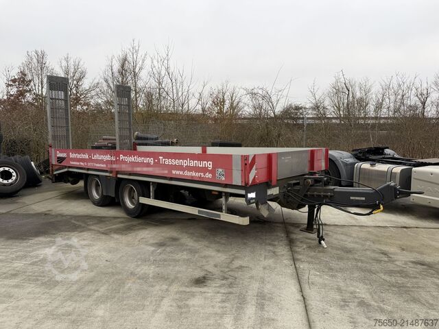 Low loader trailer  tt  19 t Tandemtieflader