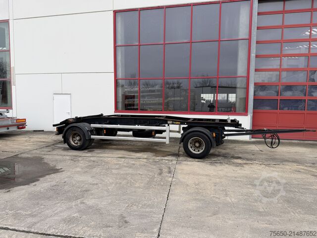 Swap chassis trailer Hüffermann HSA1860  2 Achs Abrollmulden Anhänger