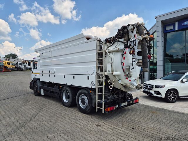 Vacuum and pressure truck MAN FE 28.460 6X4 - ASSMANN