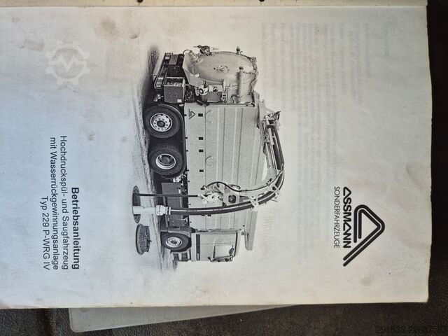 Vacuum and pressure truck MAN FE 28.460 6X4 - ASSMANN