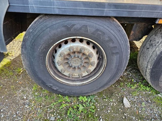 Open semitrailer with tarp KRONE Gardine Standard, Edscha, Portaltüren