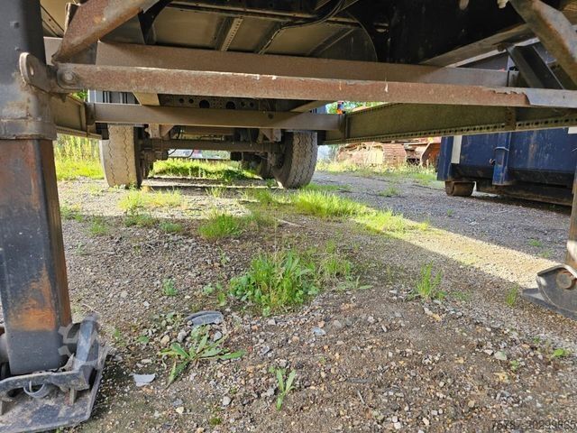 Open semitrailer with tarp KRONE Gardine Standard, Edscha, Portaltüren