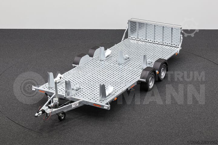 Motorcycle trailer Vezeko MOTOVAN D27 495X200CM 2700KG MOTORRADANHÄNGER