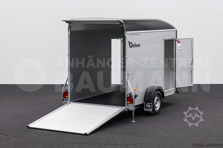 Kofferanhänger Debon CHEVAL LIBERTE DEBON C300 ALU ROADSTER SCHWARZ +2X SEITENTÜR