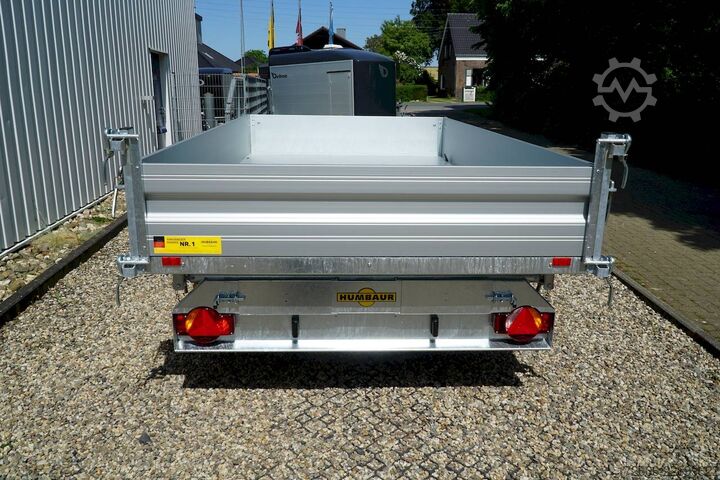 Three-way tipper Humbaur HTK 3500.31 314X175X35CM 3500KG DREISEITENKIPPER