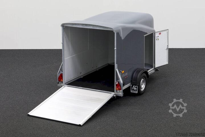Box trailer Debon CHEVAL LIBERTE DEBON CARGO 1300 IRON GREY + SEITENTÜR