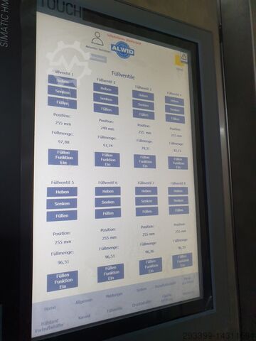 Container filling system ALWID GmbH GARANT-8MDM