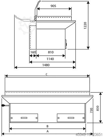 Stationary extraction system Schuko SAT p2