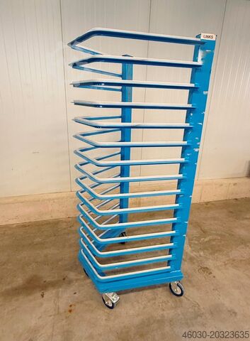 Commissioning / paint drying trolley Reinhold Beck Maschinenbau Trapez