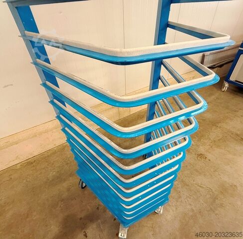 Commissioning / paint drying trolley Reinhold Beck Maschinenbau Trapez