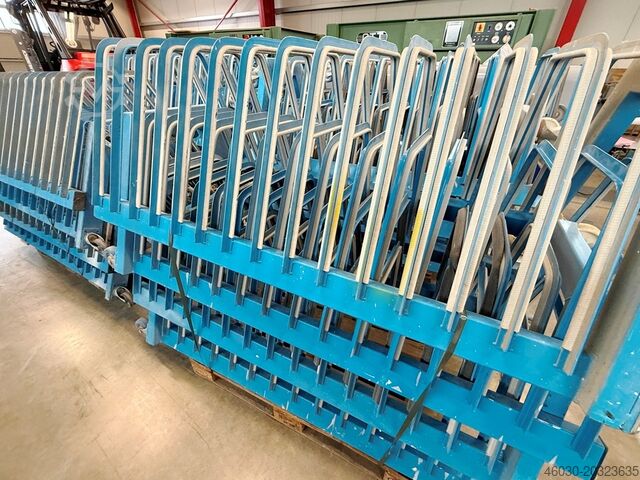 Commissioning / paint drying trolley Reinhold Beck Maschinenbau Trapez