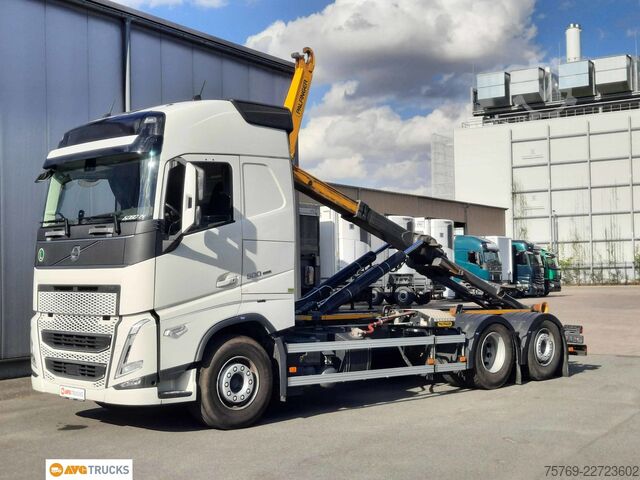 Roll-off tipper truck VOLVO FH 500 Globetrotter Lenkachse Funk Standklima