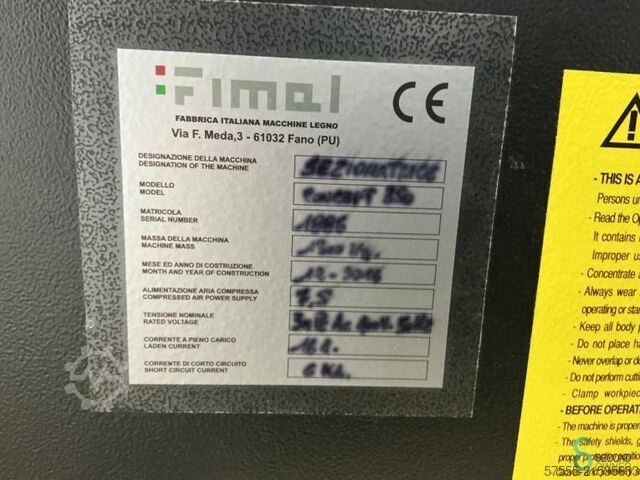 Formatkreissägen  Fimal Concept 350 2016 Fimal Concept 350
