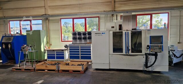 Vertical machining center Mikron mit 14768 Spindelstunden VCE1400+
