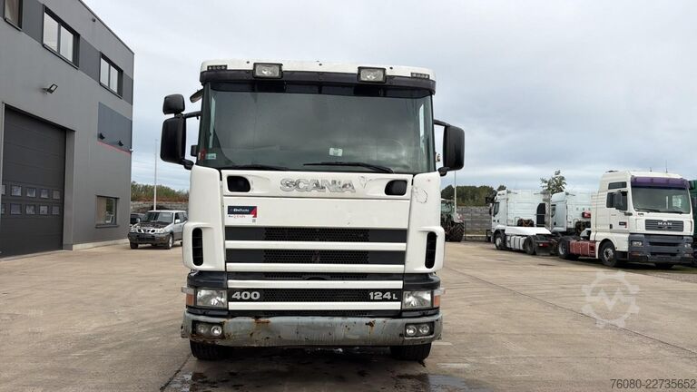Fahrgestell mit Fahrerhaus Scania 124 - 400 (MANUAL PUMP / POMPE MANUELLE / BOITE...