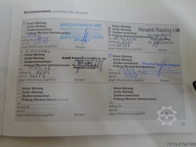 Van PORSCHE 911 Turbo Cabrio