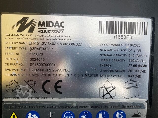 Elektro 3 Rad-Stapler Hyster J 2.0 XNT MWB