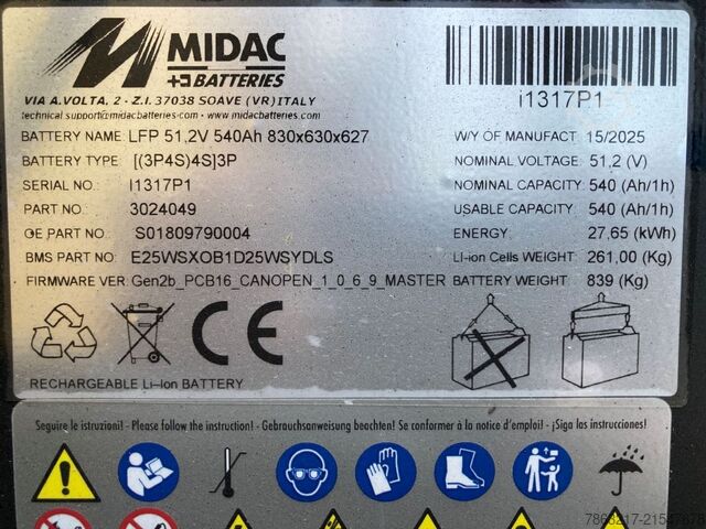 Elektro 3 Rad-Stapler Hyster J 2.0 XNT MWB