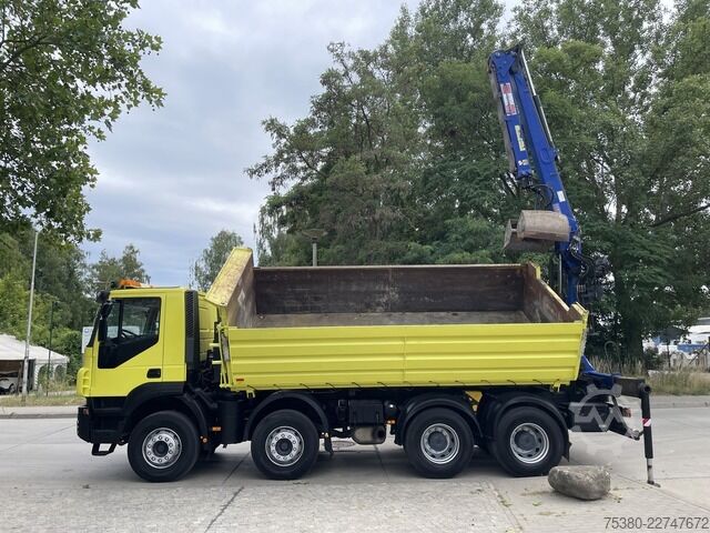Autokran iveco Stralis AD340T41  8x4 *KLIMA*PENZ 10.83H Kran*