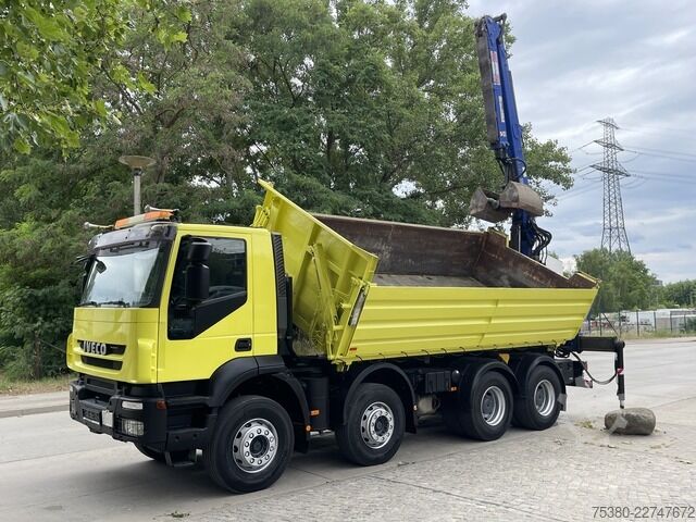 Autokran iveco Stralis AD340T41  8x4 *KLIMA*PENZ 10.83H Kran*