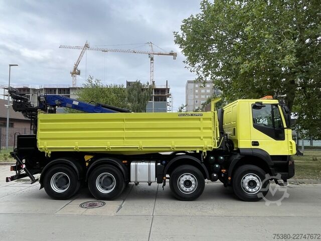 Autokran iveco Stralis AD340T41  8x4 *KLIMA*PENZ 10.83H Kran*