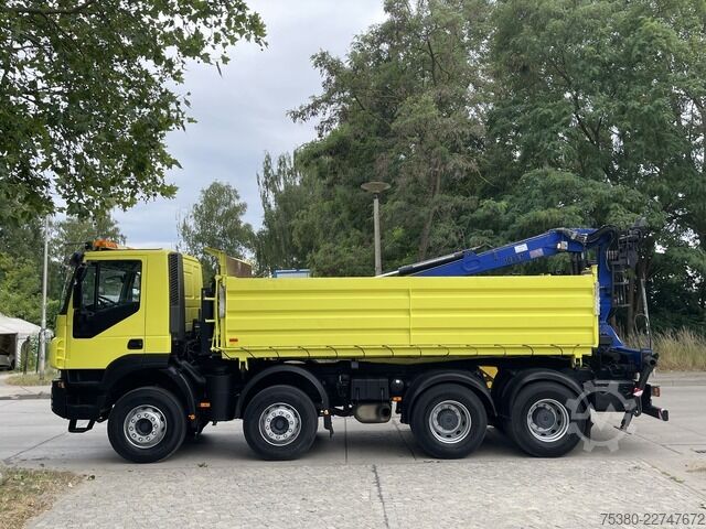 Autokran iveco Stralis AD340T41  8x4 *KLIMA*PENZ 10.83H Kran*