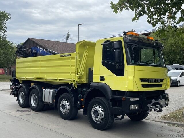 Autokran iveco Stralis AD340T41  8x4 *KLIMA*PENZ 10.83H Kran*