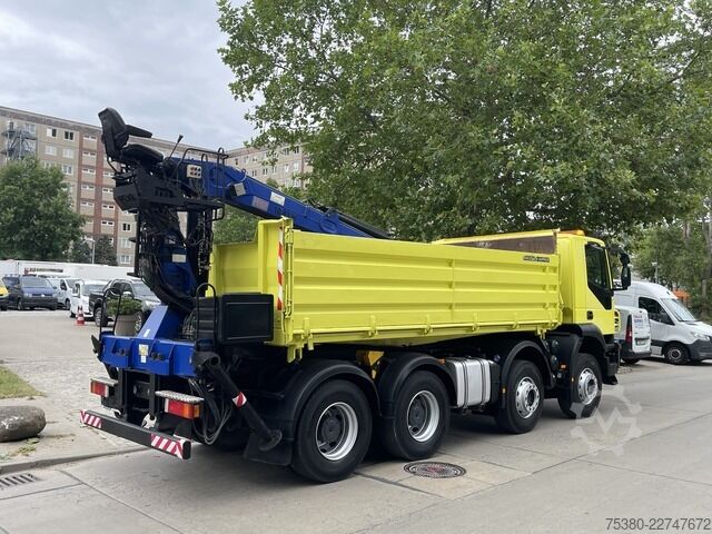 Autokran iveco Stralis AD340T41  8x4 *KLIMA*PENZ 10.83H Kran*