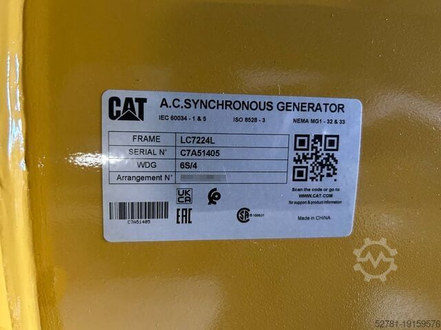 Generator set Caterpillar DE850E0 - C18 - 850 kVA Generator - DPX-18032