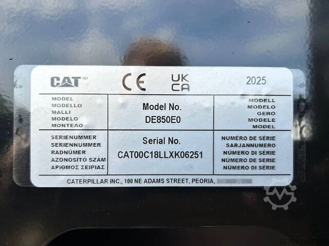 Generator set Caterpillar DE850E0 - C18 - 850 kVA Generator - DPX-18032
