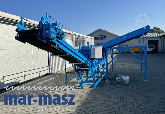 Hackschnitzler/Holzhäcksler für Schnittreste ŻENO ZTH 400/500 E 130 wibrorynna i taśmociąg