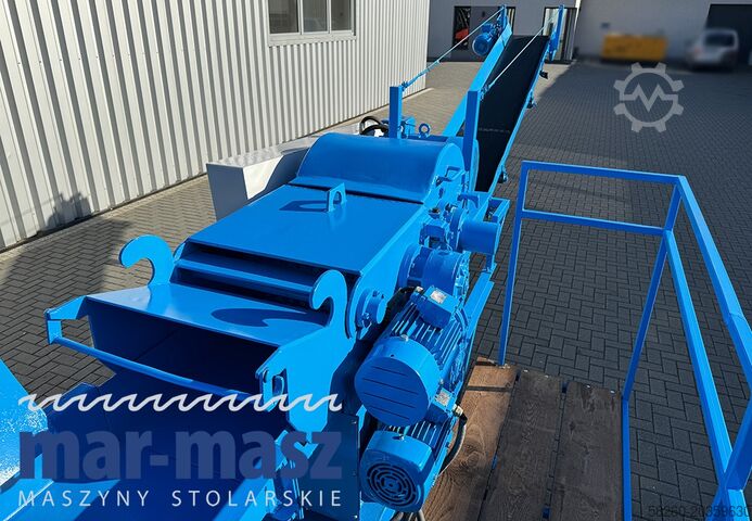 Hackschnitzler/Holzhäcksler für Schnittreste ŻENO ZTH 400/500 E 130 wibrorynna i taśmociąg