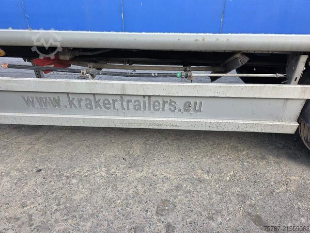 Auflieger mit Walkingfloor KRAKER 92 cbm Schubboden, Lift,WABCO ABS,sauberer Boden