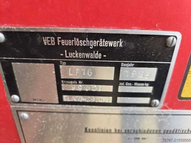 Spezial-LKW  W50 L/LF IFA Löschfahrzeug mit Pumpe + Tank