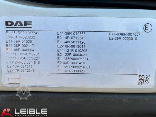 Box van DAF 7,5t LF 210 FA *BÄR-LBW* Reifen 80% *Klima*