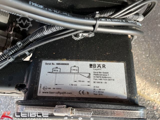 Box van DAF 7,5t LF 210 FA *BÄR-LBW*3-Sitzer*Kamera*