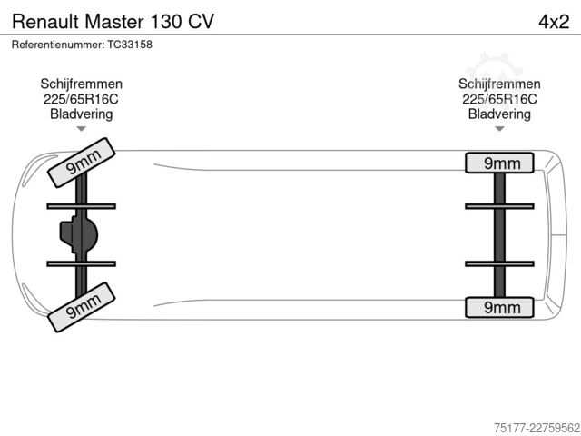Lifting platform Renault Master 130 CV
