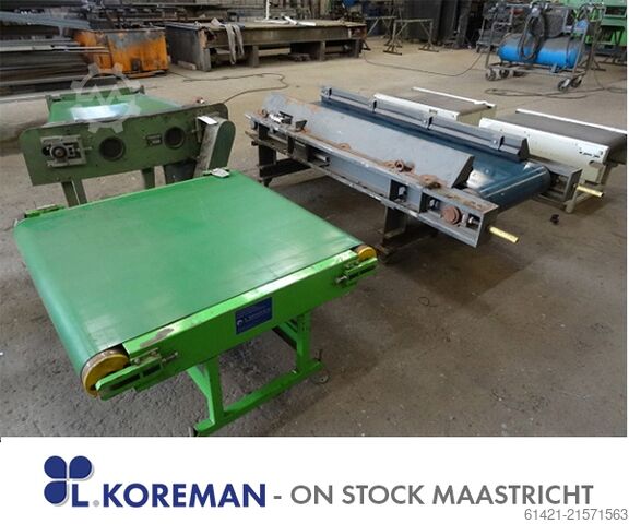 Viele Gurtförderer  Lot of Belt Conveyors