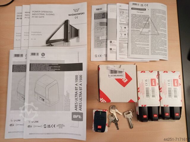 Industrial sliding gate + operator 6x2m Wisniowski Industrie Schiebetor 6 x 2 m