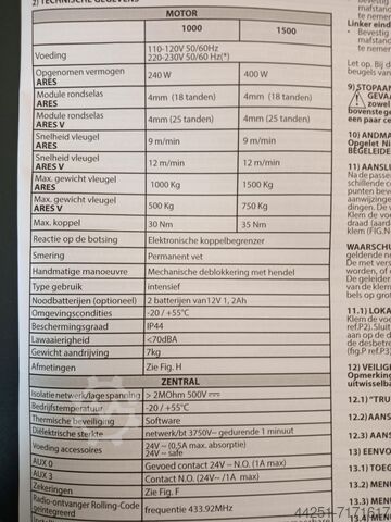 Industrial sliding gate + operator 6x2m Wisniowski Industrie Schiebetor 6 x 2 m