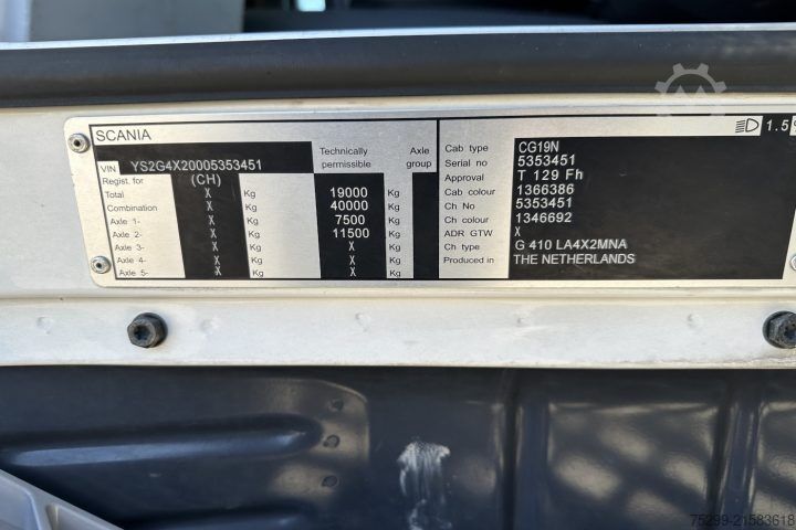 Standard SZM Scania G 410 LA 4x2 Retarder / Swiss-Vehicle