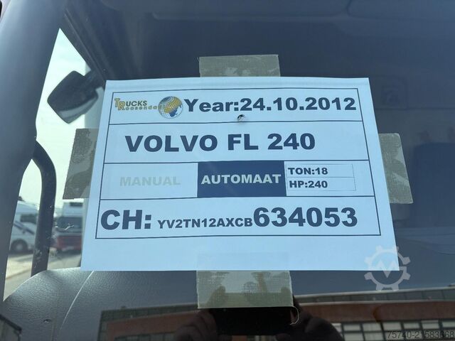 Kühl-/Tiefkühltransport Volvo FL 240 + THERMO KING + CHEREAU + EURO 5 + LIFT ...