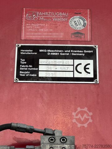 Truck mounted crane MERCEDES-BENZ 2648/6x4/HMK  4 L/ Montagekran