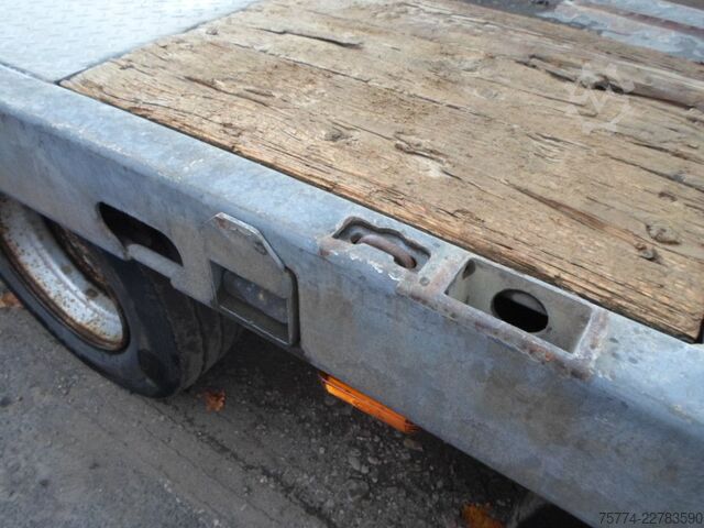 Low loader trailer HIEBENTHAL TTM 30/ 3 Achsen/ VERZINKT !!