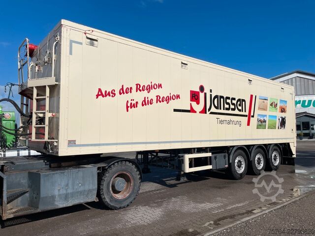 Auflieger mit Walkingfloor REISCH ca. 63m³ Agrarschubboden / Trichter / Alufelgen