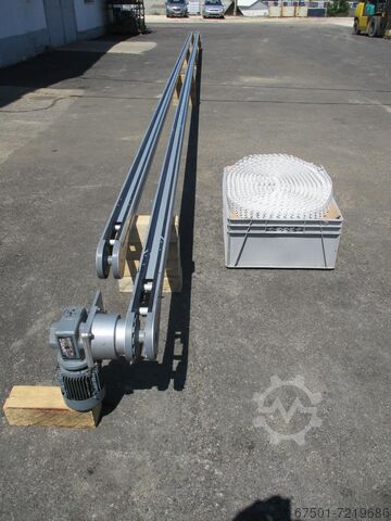 Chain conveyor system conveyor belt 25m FLEXLINK (1684) Aluminium-Fördersysteme Kunststoffketten