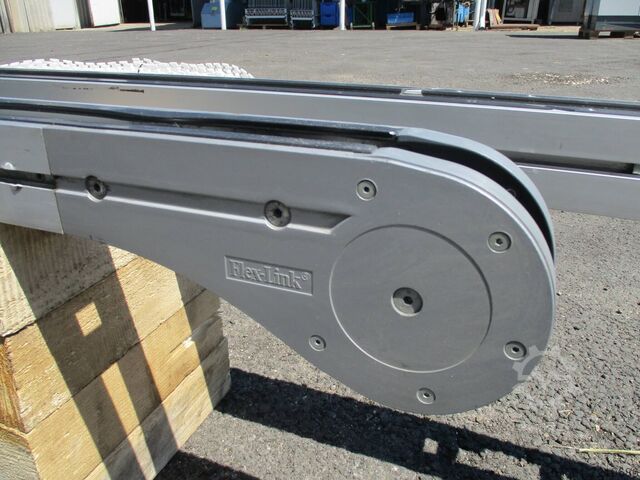 Chain conveyor system conveyor belt 25m FLEXLINK (1684) Aluminium-Fördersysteme Kunststoffketten