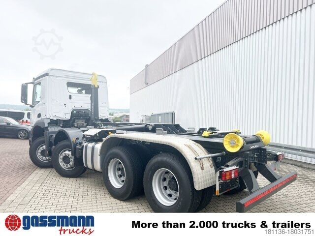 Roll-off tipper truck Mercedes-Benz Arocs 3240 8x4/42, Motorabtrieb